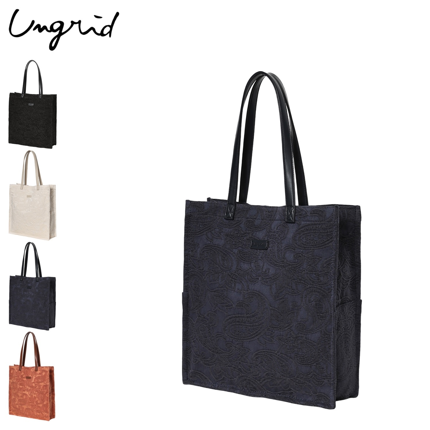 トートバッグ ラージ レディース A4サイズ対応 UNG-53360B