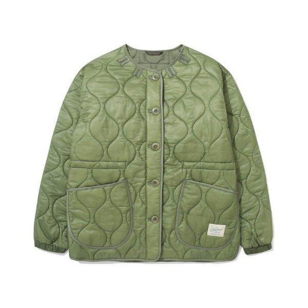 ジャケット JQS CO2404JK72-OL ウーマン カラレス キルティング ジャケット Olive 12,205円