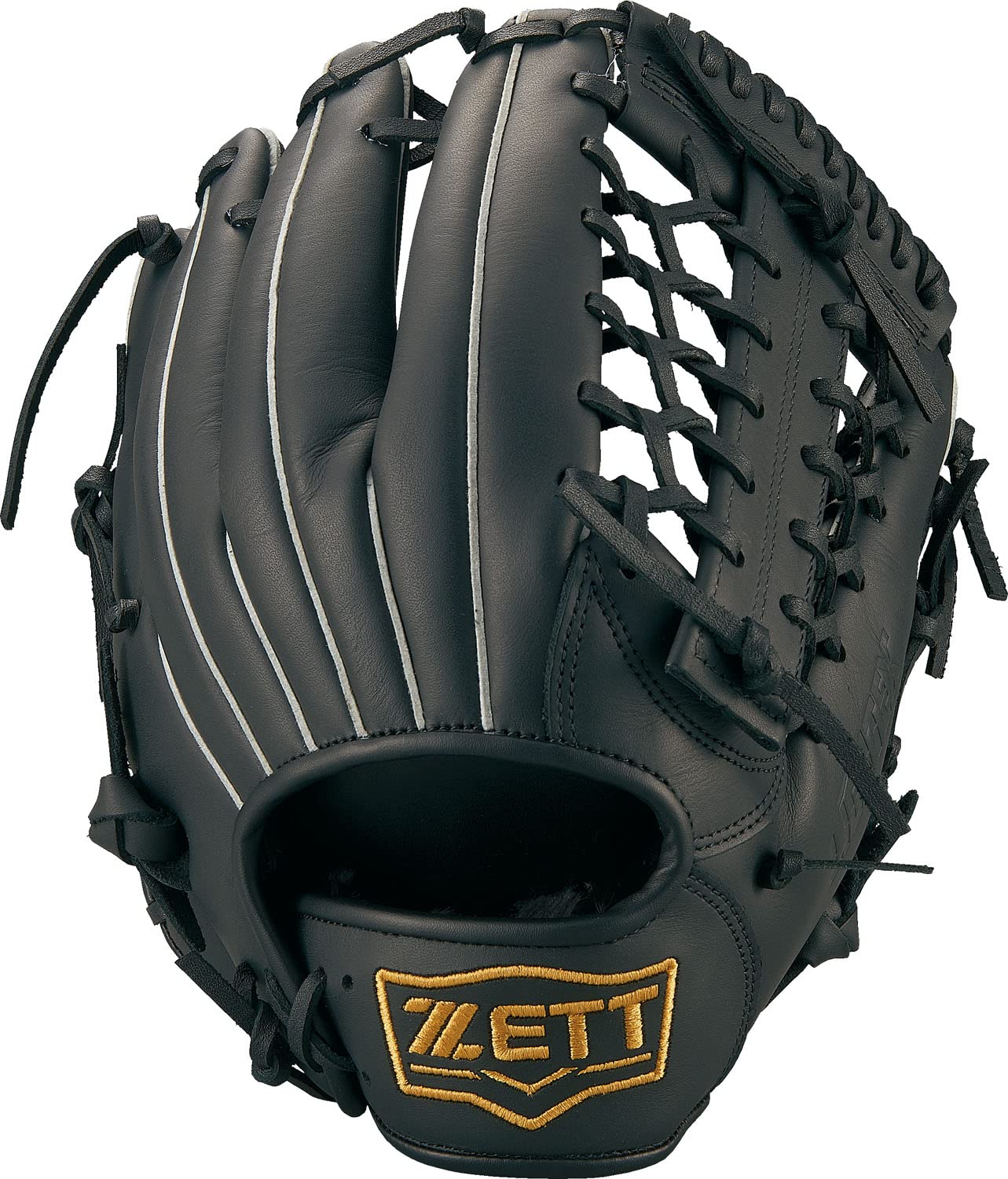 ゼット(ZETT) 軟式野球 ソフトボール 兼用 グローブ オールラウンド用 内野 外野 兼用 ライテックス 右投用 ブラック(1900) BSGB3910A ウェブ レーシング