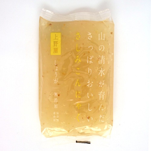 山の清水が育んださっぱりおいしいさしみこんにゃく しょうが 200g