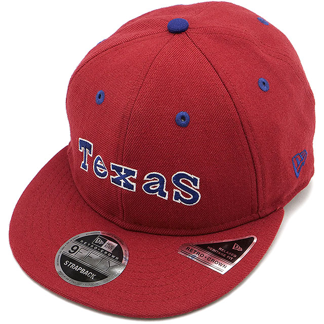 キャップ クーパーズタウン テキサス・レンジャーズ [14307152] RC 9FIFTY MLB COOPERSTOWN メンズ・レディース 帽子 サイズ調整可能 Hレッド
