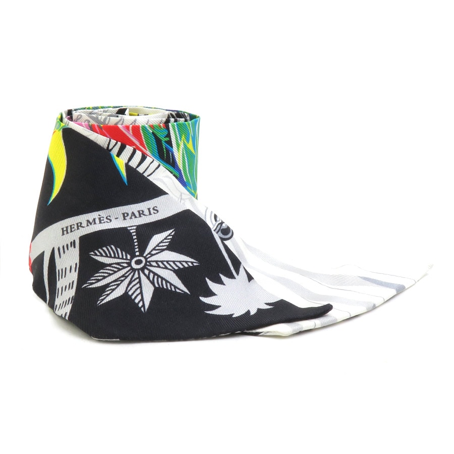 エルメス HERMES スカーフ ツイリー シルク マルチカラー レディース h30383f