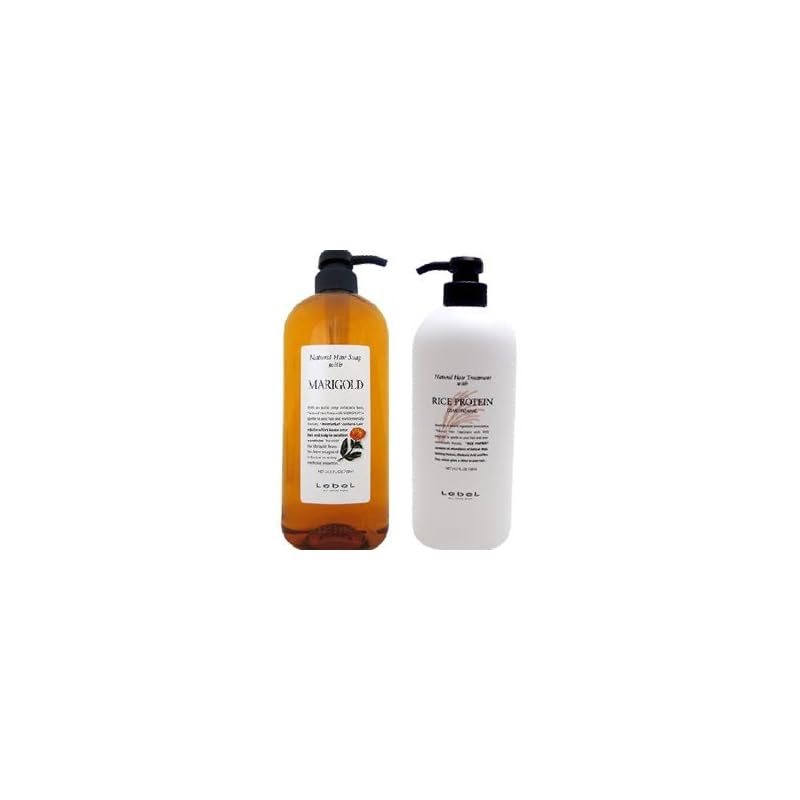【ルベル】ナチュラルヘアソープ　セット　マリーゴールド720ｍｌ＆ライスプロテイン　（旧ウィートプロテイン）　720ｍｌ