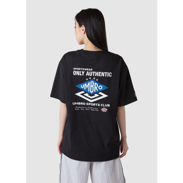 【HBL】男女兼用 ダブルダイヤロゴ フレッシュTシャツ UQ221CRS63BLK