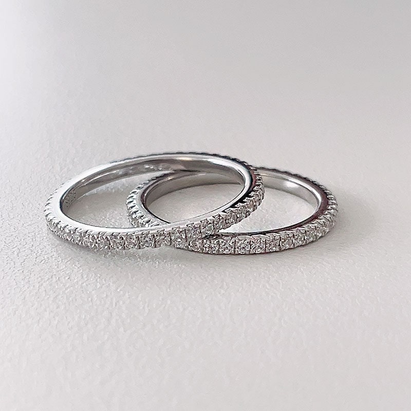 シルバーリング レディーススリング レディースジュエリー アクセサリー キュービックジルコニアリング プレゼント ダイヤモンド シミュレット キュービックリング