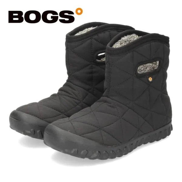 ボグス BOGS メンズ レディース ブーツ B-MOC SHORT 78836S ブラック ショートブーツ スノーブーツ 防水性 耐久性 軽量