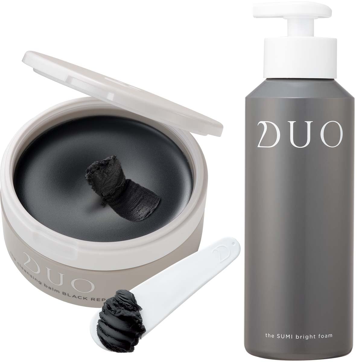 【DUOの朝・夜洗顔セット】DUO ザ ブライトフォーム ブラック 洗顔フォーム & DUO ザ クレンジングバーム ブラックリペア セット メイク落とし W洗顔不要 シトラス精油の香り トラブルが起
