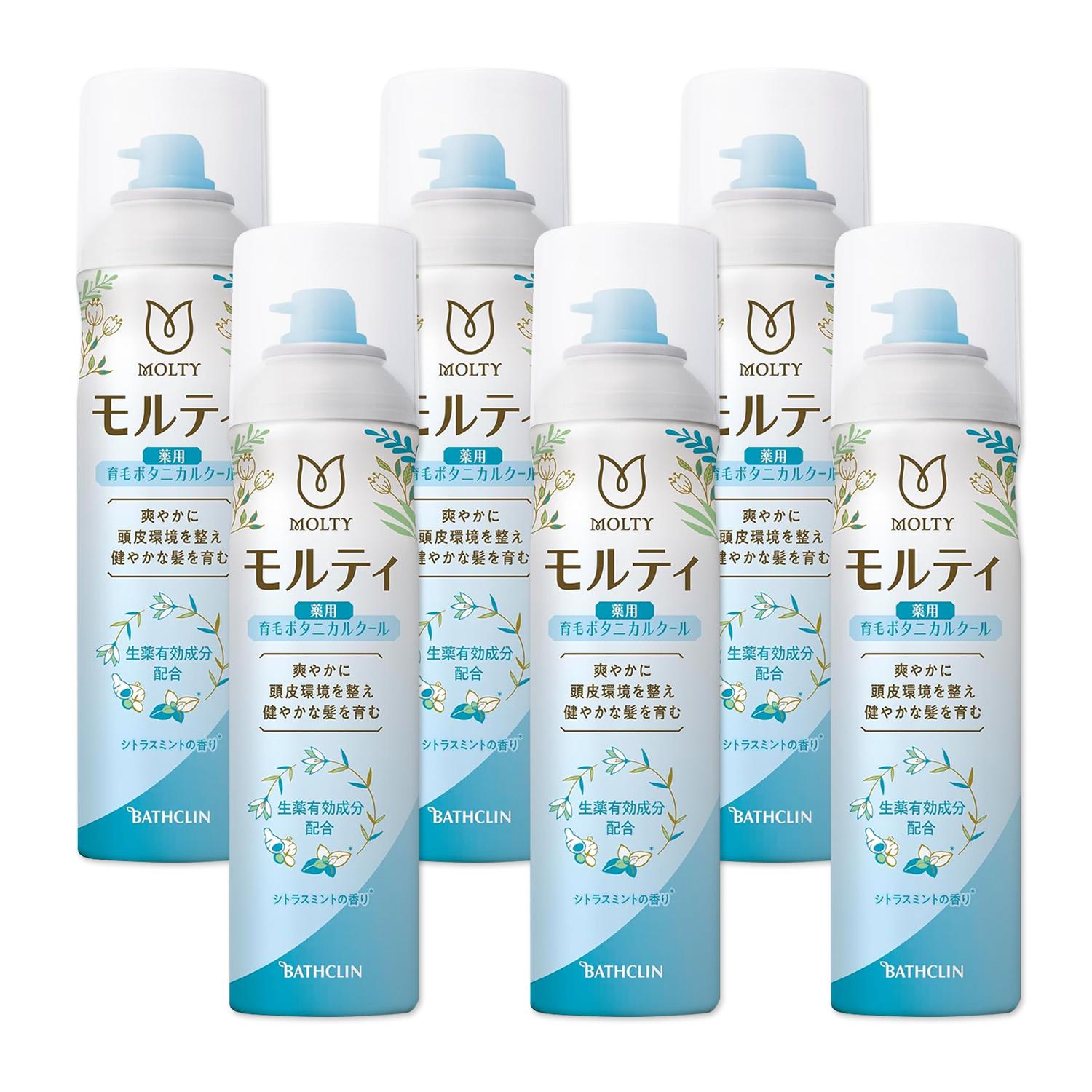 6個セット バスクリン モルティ 薬用育毛ボタニカルクール 180g