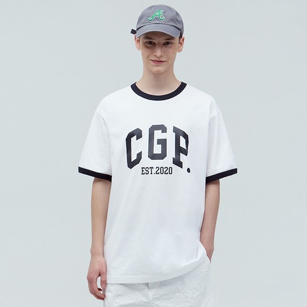 ★ codegraphy★ Ringer Ver CGP Arch Logo T-shirt 5COLOR CBE CGP ARCH LOGO T-SHIRT - CODEGRAPHY | 60% - Asian Fashion
