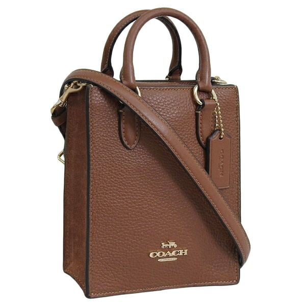 コーチ バッグ レディース ショルダーバッグ 2WAY ハンドバッグ アウトレット レザー ブラウン SD MX MIN TOTE CM249IMR1W COACH