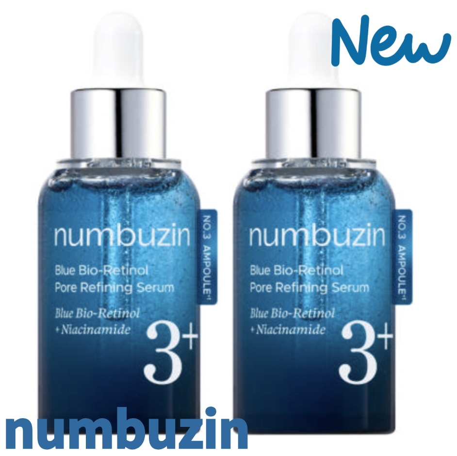 [ 1 + 1 ] NEW 3番 ブルーバイオ レチノール 3D 毛穴 アンプル 30ml + 30ml