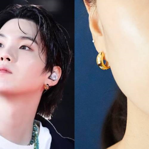 【HANNA543】E499 Pierce★BTS SUGA着用★ピアス★韓国の人気 Qoo10] HANNA543 BTS SUGA着用 E499 シルバー