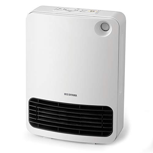 アイリスオーヤマ 人感センサー付き セラミックファンヒーター マイコン式 ホワイト JCH-126T-W