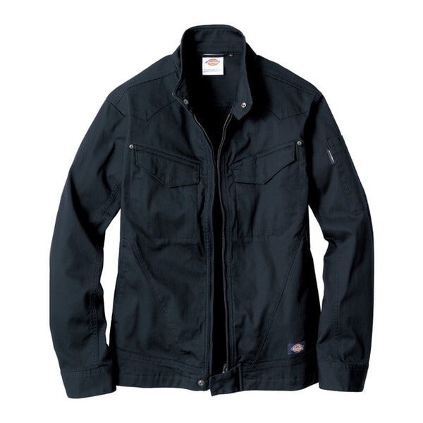 D2910 チャコール 4L ストレッチヘリンボーン ジャケット