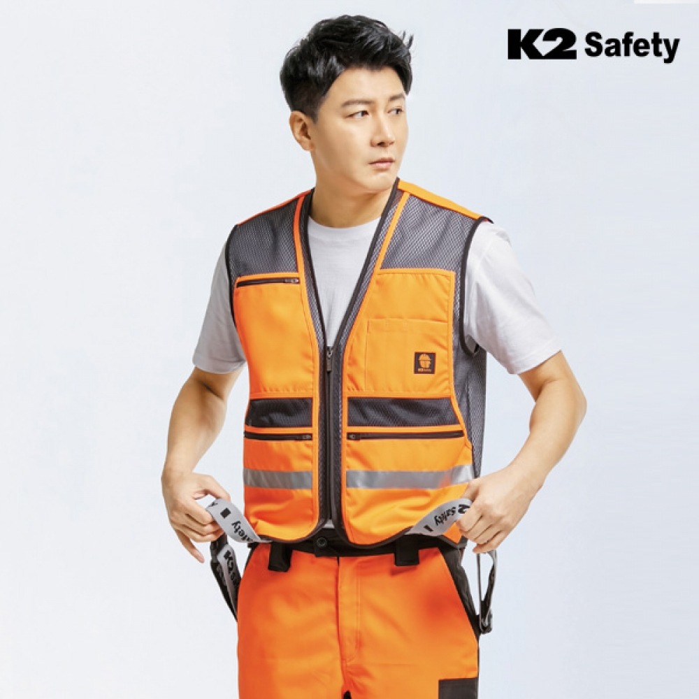 (K2 セーフティ) K2 セーフティ機能付きワークウェア VE-A3601