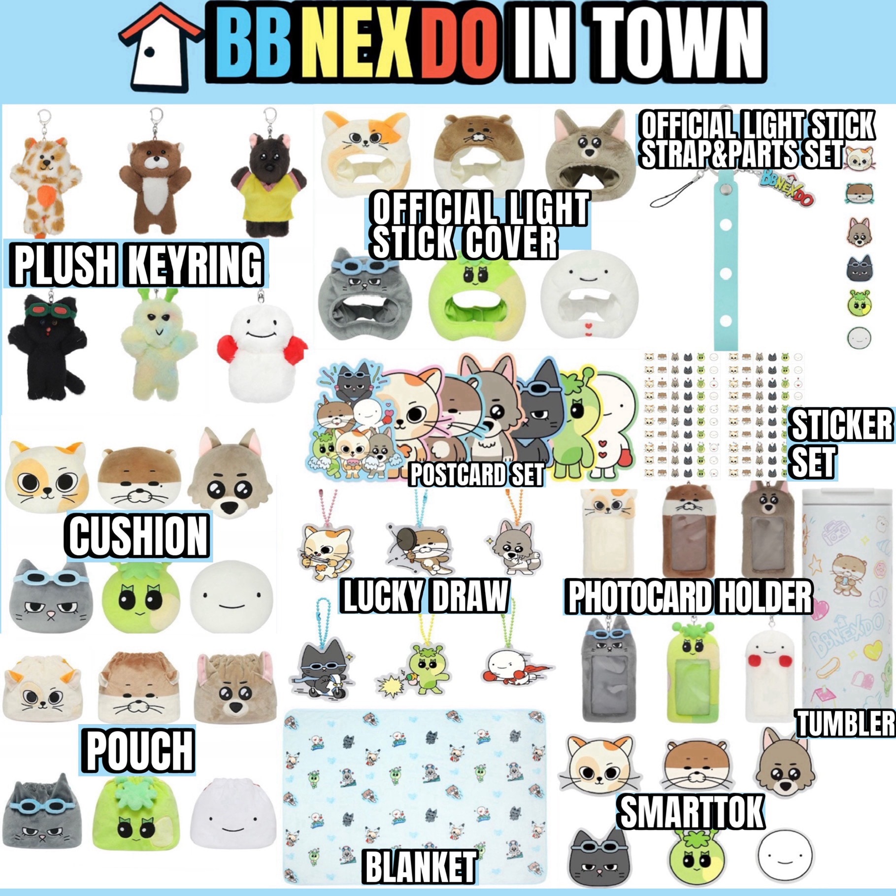 [公式](Online特典トレカ) BOYNEXTDOOR X BBNEXDO POP-UP ‘BBNEXDO in Town‘ 公式グッズ md-1