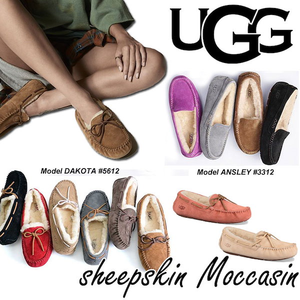 海外正規並行輸入品 UGG アグ Dakota ダコタ ANSLEY アンスレー ローファー