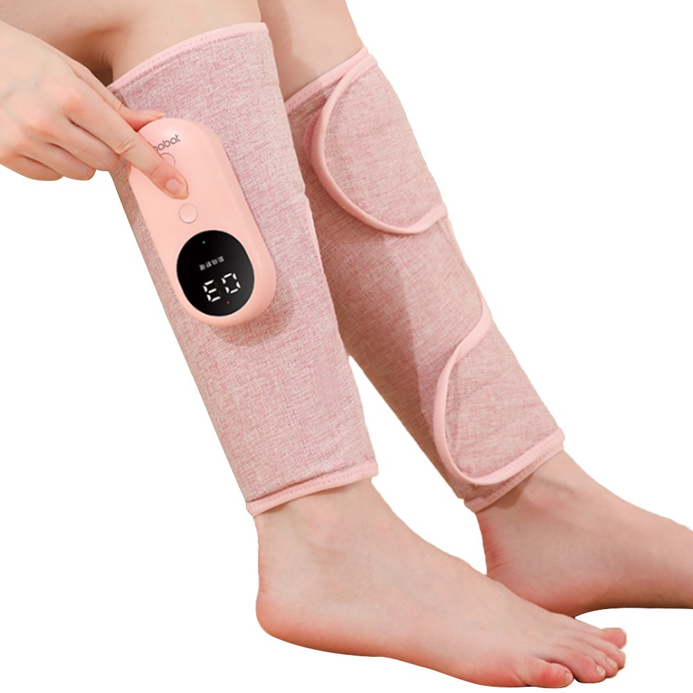 Smabat 足マッサージ器 コードレス ふくらはぎマッサージ器 マッサージ器 空気圧 温熱 （ピンクカラー）