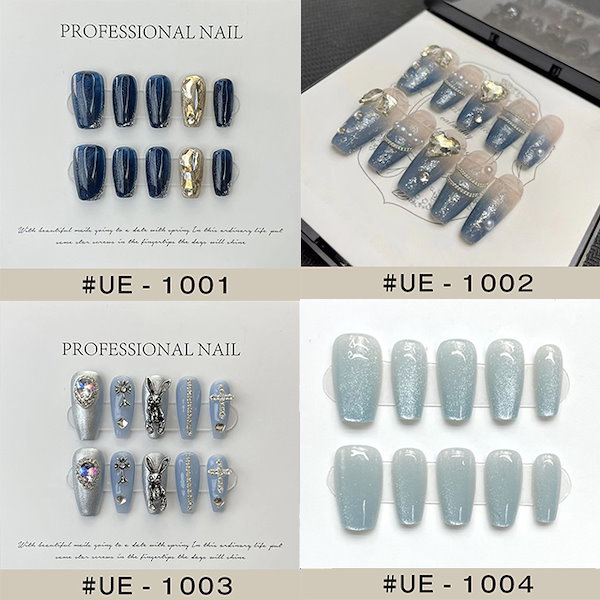 Qoo10] ネイルチップ 入学式 卒業式 ジェルネイ