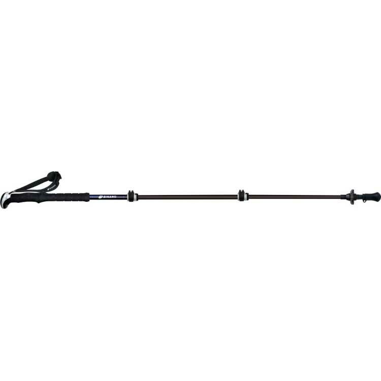 シナノ トレッキングポール Fast-115 カーボンW 使用90-115cm(収納55cm) ネイビー #510214 2本組