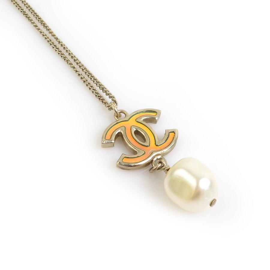 シャネル CHANEL ネックレス メタル/フェイクパール ゴールド レディース 56260g