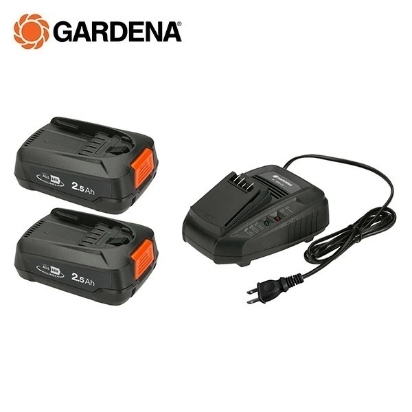 バッテリスターターキット 急速充電器 2.5Ahバッテリー2個 14907-57