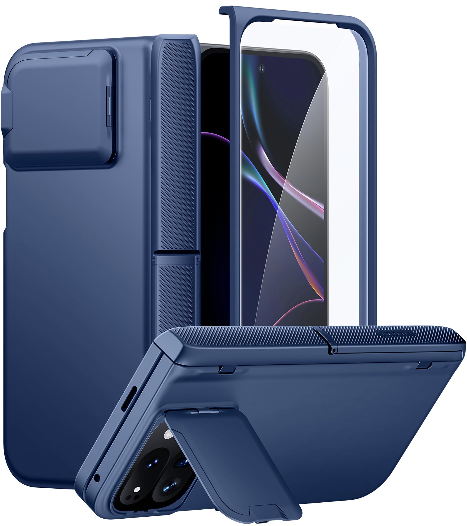 TONGATE for Pixel 9 Pro Fold ケース Magsafe対応[ヒンジ保護＆ガラススクリーンテクター＆カメラカバー付き] Google