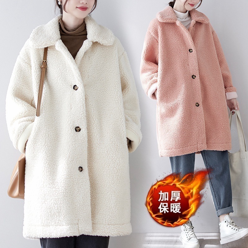 【韓国ins大人気】秋冬新型防保温単列ボタンロングコート