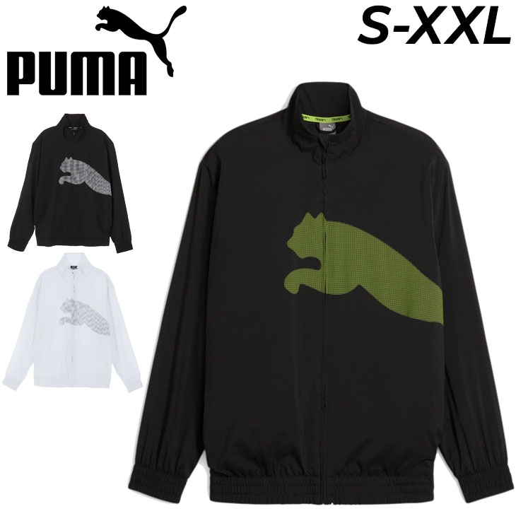 ウィンドブレーカー メンズ TRAIN BIG CAT ウーブン フルジップ/525563