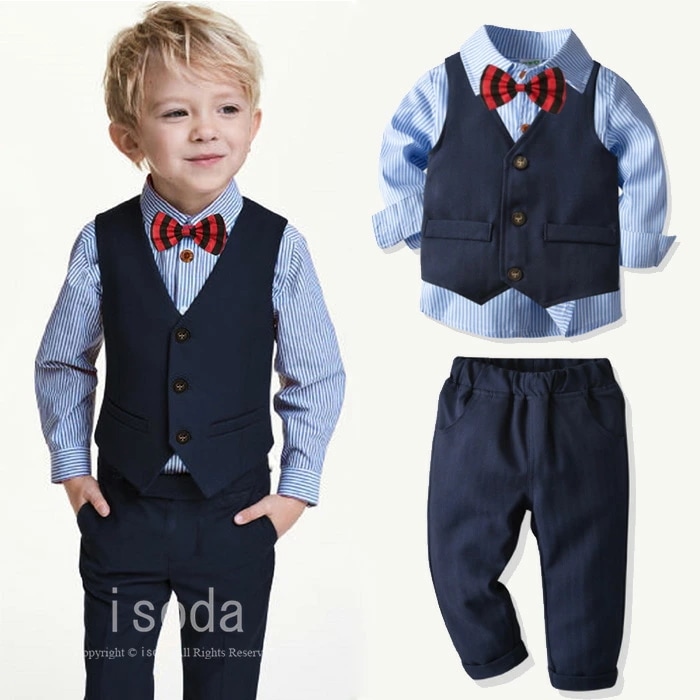 男の子 フォーマル スーツ 入学式 スーツ 男の子 子供スーツ フォーマル 子供服 キッズ 長袖 ネクタイ取り外し可能 ベスト キッズスーツ スーツセット 秋 春 4点セット 洋装 紳士服 誕生日 入
