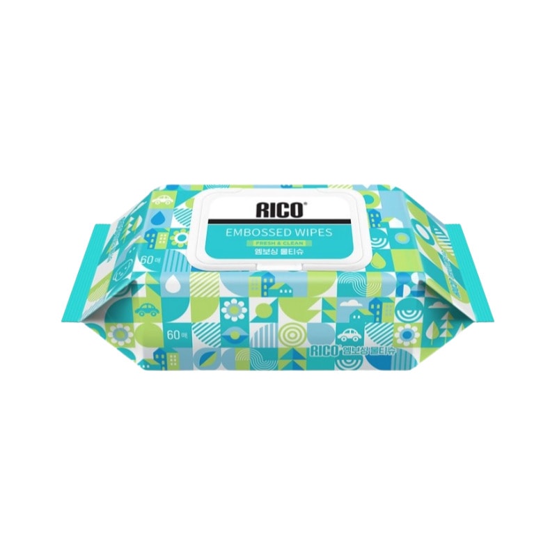 RICO プレミアム ウェットティッシュ 60枚 x20