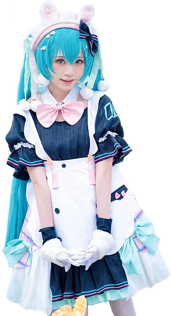 [Qoo10] 初音ミク コスプレ ワンピース メイド