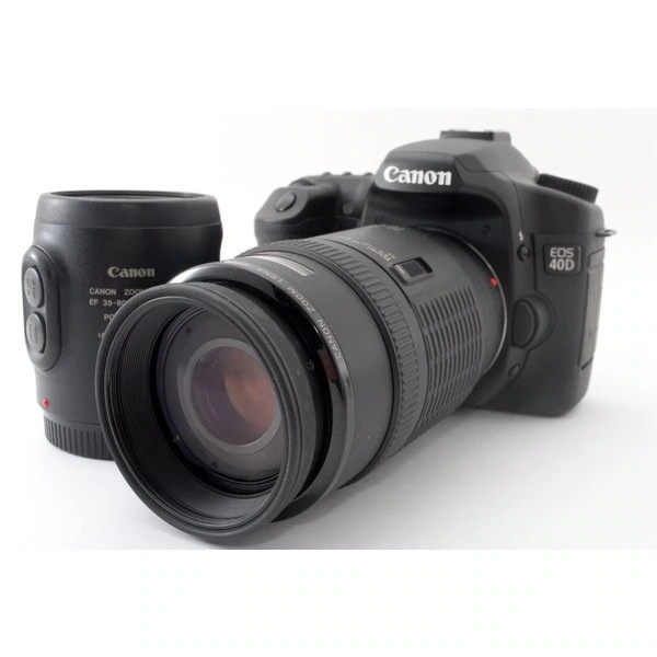 【中古】キヤノン Canon EOS 40D ダブルズームセット 美品 ストラップ付き