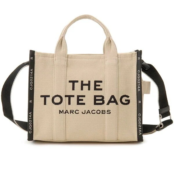 トートバッグ ベージュ M0017027 263 THE TOTE BAG JACQUARD MEDIUM TOTE WARM SAND 並行輸入品