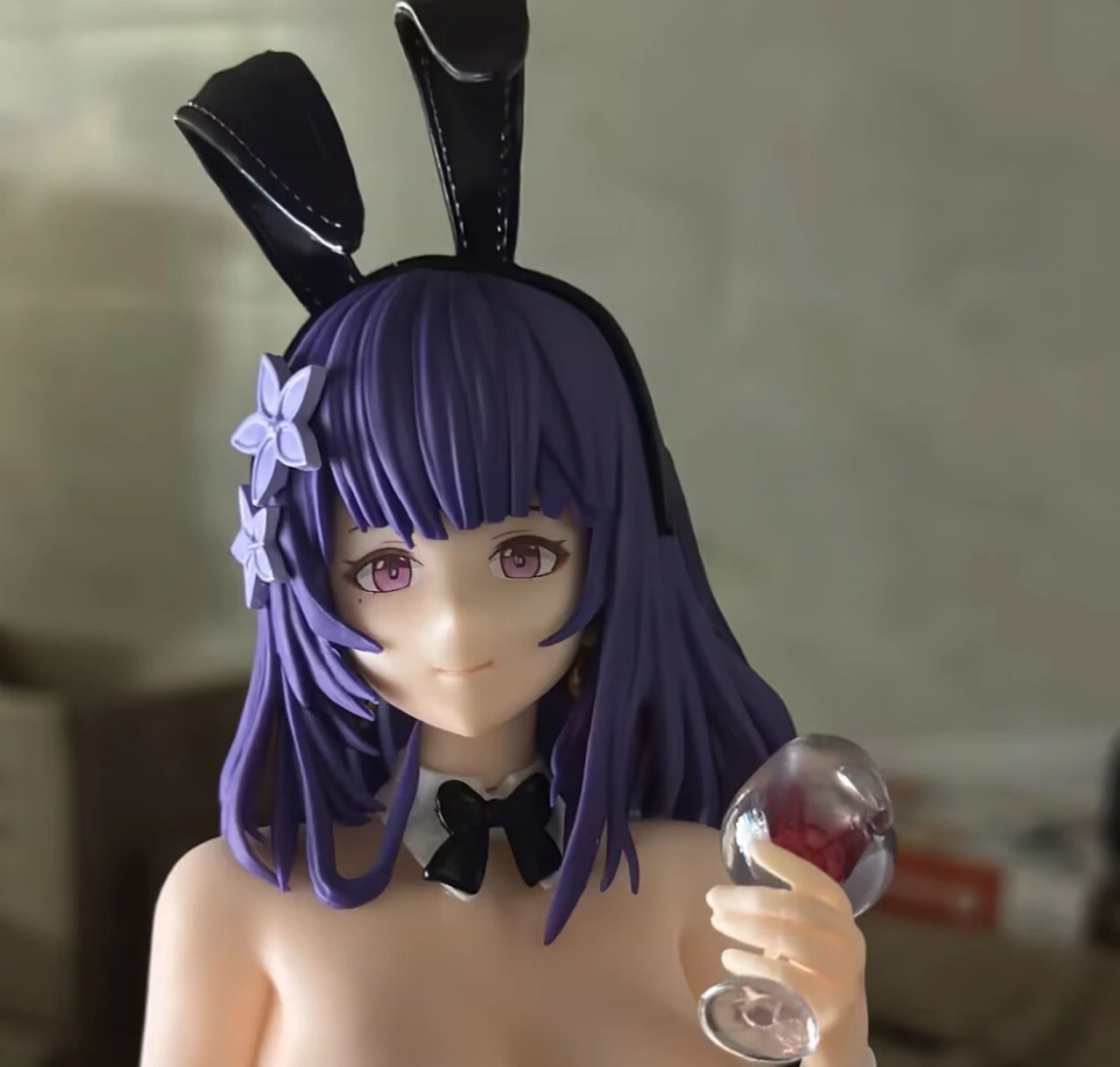 雷電将軍 1/4 箱入りフィギュア バニーガールモデル ゲーム周辺機器 原神コレクションキャラクタードール