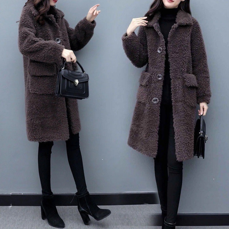 『目玉新商品』,【激安販売】大好評超人気 ファーコート レディース 毛皮コート トップス 無地 ロング フェイクファー アウター カジュアル ゆったり 厚手 保温 防寒 暖かい おしゃれ