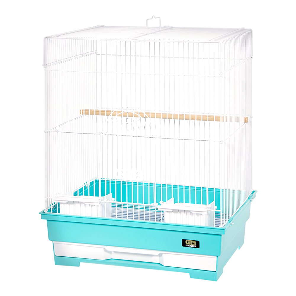 ジービー　鳥かご　３６５－Ｓ　ホワイトXグリーン　幅３６５ｘ奥行２９７ｘ高さ４４５ｍｍ　ＣＲＣ55―15―10―15―00