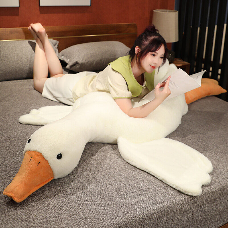 新作 大人気 抱き枕 柔らかい今週は25%オフかわいい ガチョウが枕を抱いて創造的なぬいぐるみ 赤ちゃんが寝ている子供がガチ