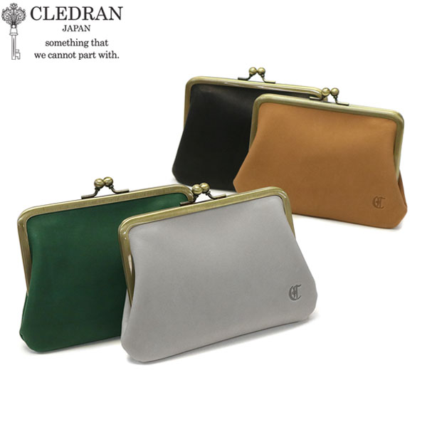 ENFA MULTI POUCH ブランド 小物入れ がま口 財布 小さい おしゃれ 革 レザー 小銭入れ カード 日本製 CL-3596