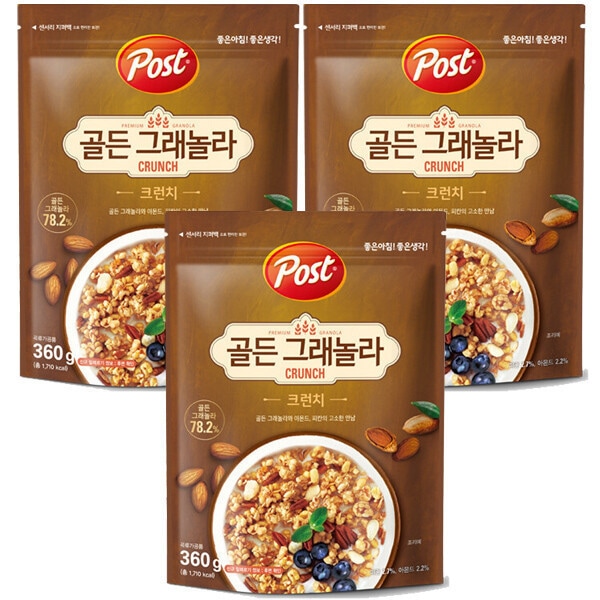 Post/GOLDEN GRANOLA CRUNCH/360gX3: