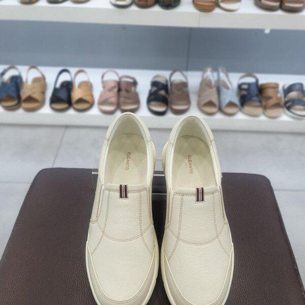 天然皮革超軽量クッションアップ女性コンフォートスリッポンLCWS 50 U 326 64_US