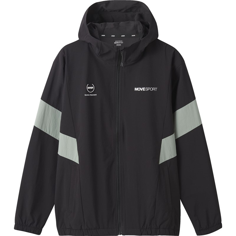 ムーブスポーツmovesport ストレッチ フルジップフーディー マルチSPWUPニットジャケット (dmmxjf13-bkkh)