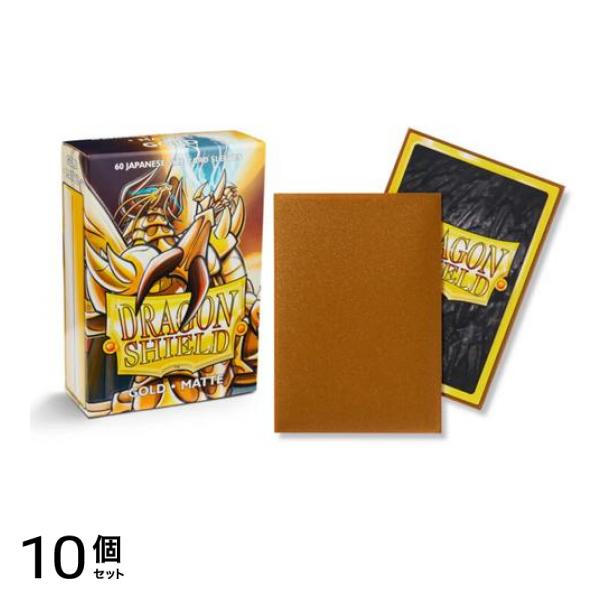 ドラゴンシールド マットカードスリーブ ジャパニーズ AT-11106 ゴールド 60枚入 10個セット