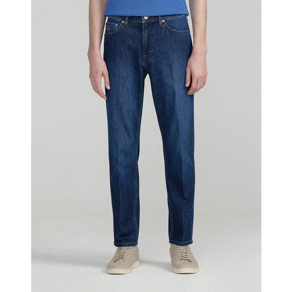 [25SS] [COOLMAX] ネイビー テーパードフィット デニムパンツ DMPA5B303N2