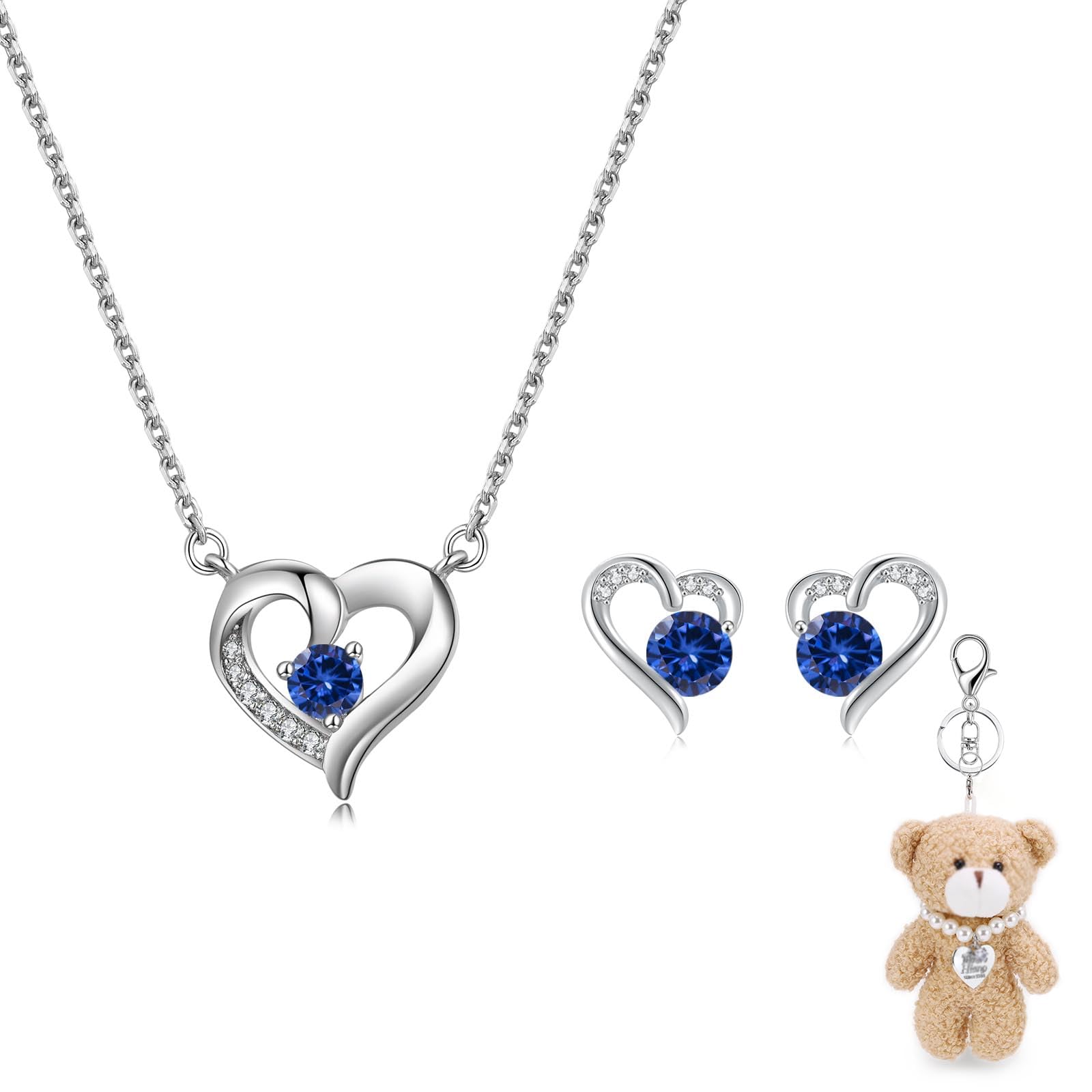 [FH.bird] モルガナイト ネックレス レディース 人気ブランド 「専属マークです」シルバー925 金属アレルギー対応ネックレス ハート ペンダント 4月诞生石 結婚記念日 誕生日 母の日のプレ