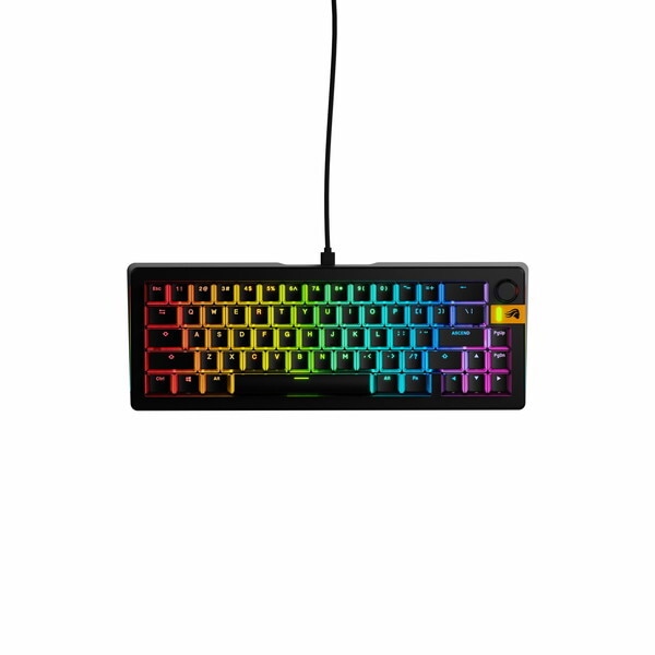 GLO-KB-GMMK3-65-PB-HE-W-BLK-US ブラック GMMK 3 HE 65% Prebuilt Wired Black - US ゲーミングキーボード (英語配列 65キー)