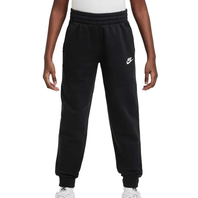 ナイキ(NIKE) 2026 SP ジュニア スポーツウエア クラブ フリース ジョガーパンツ ロングパンツ FD3008-010ブラック×ホワイト
