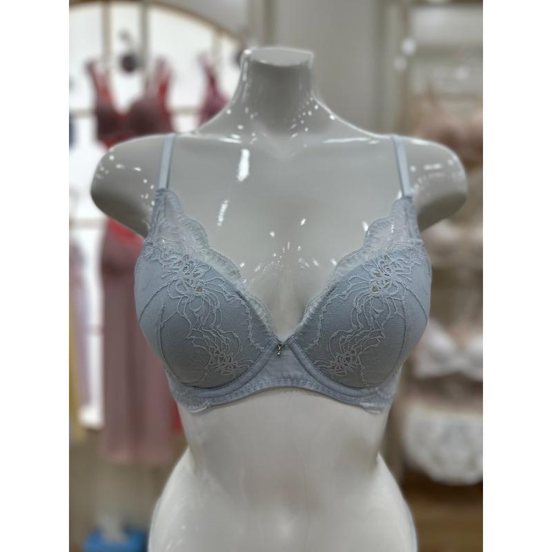 愛らしいパステル調のジャガードレースモールドブラ（LGRY）BR1953A（スターフィールドCOEX）