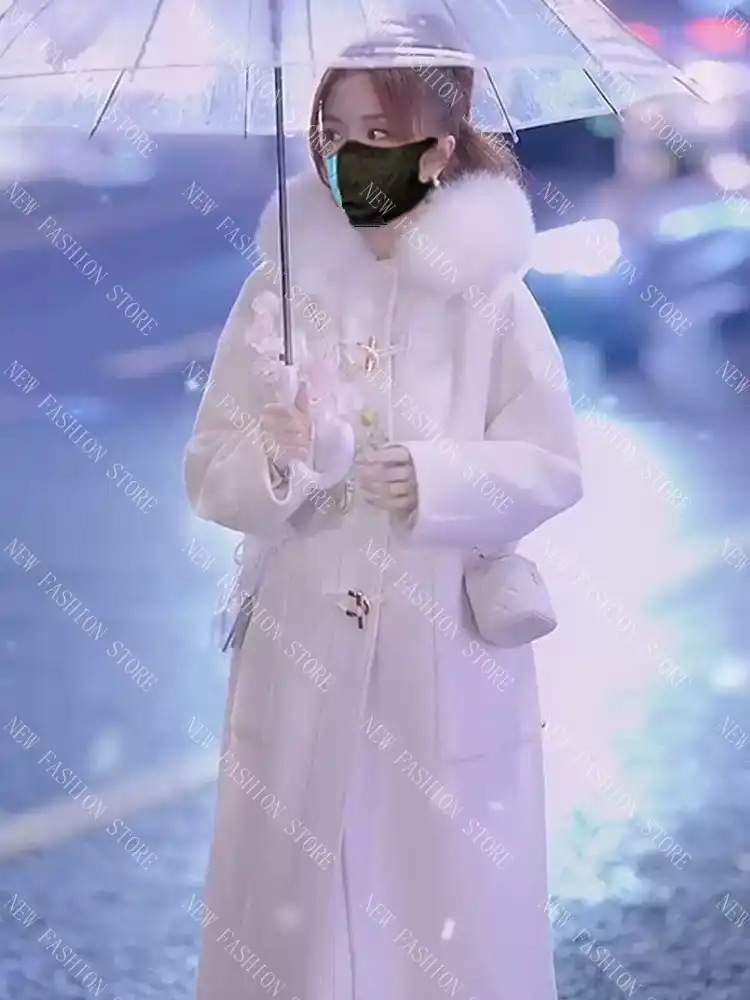 コートレディース秋冬ミディアム丈小柄コート-42