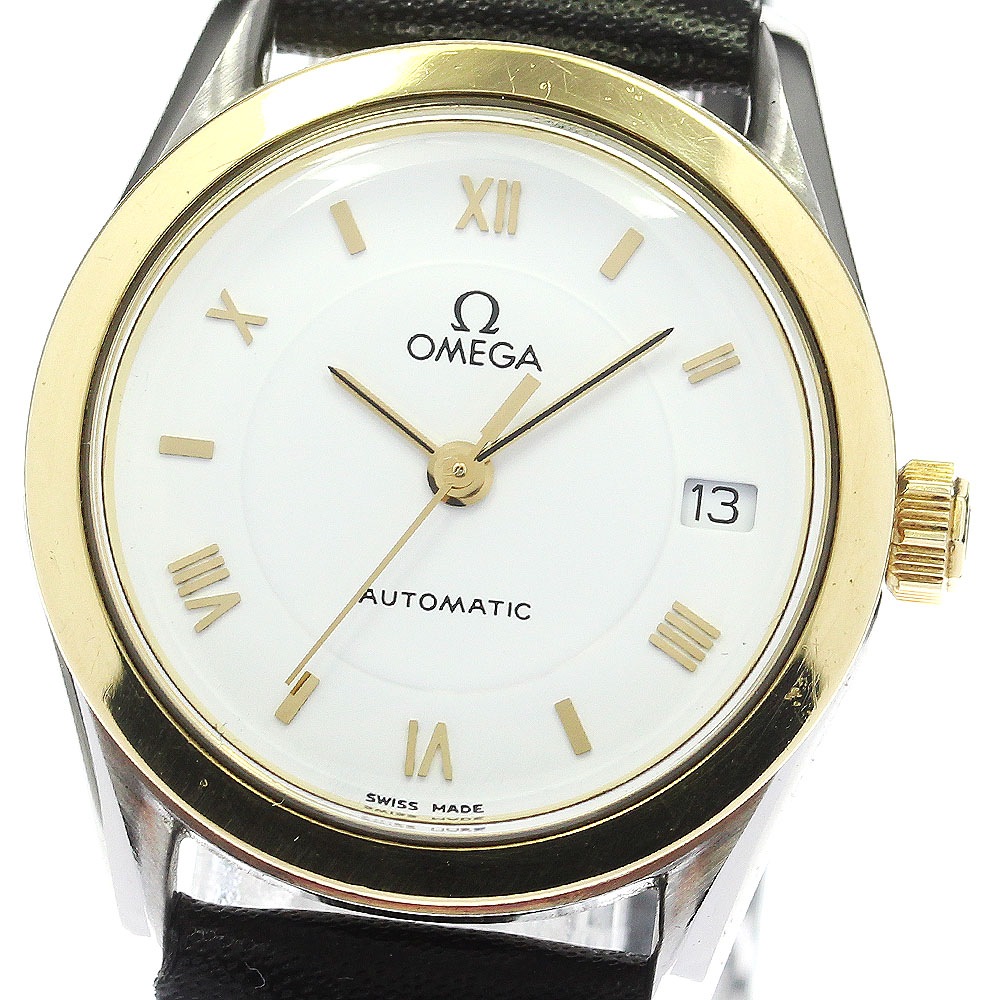 オメガ OMEGA クラシック YGベゼル 自動巻き レディース _636664【中古】